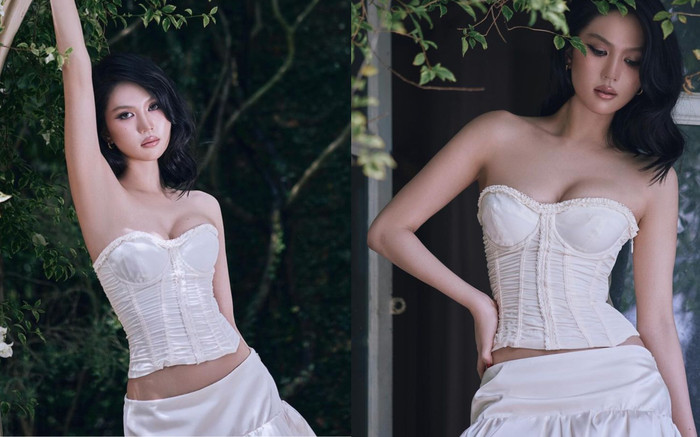 Ngọc Trinh tung loạt ảnh o ép vòng 1 'bỏng mắt' Ảnh 2