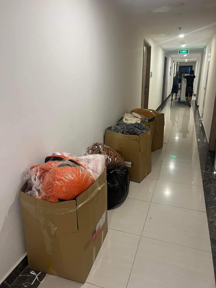 Chủ nhà sau thời gian vật lộn cũng dọn dẹp xong đống rác mà nàng hotgirl thuê nhà để lại.  Ảnh: My Van