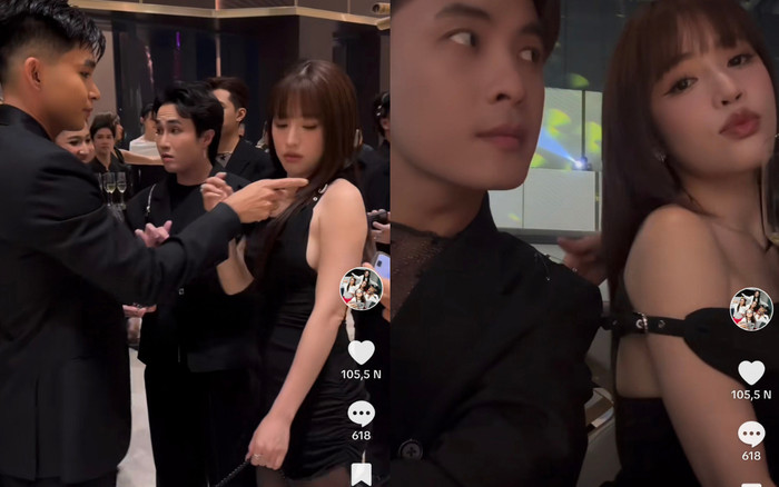 Puka bị Gin Tuấn Kiệt và một sao nam nhắc nhở, liên tục chỉnh váy áo Ảnh 2