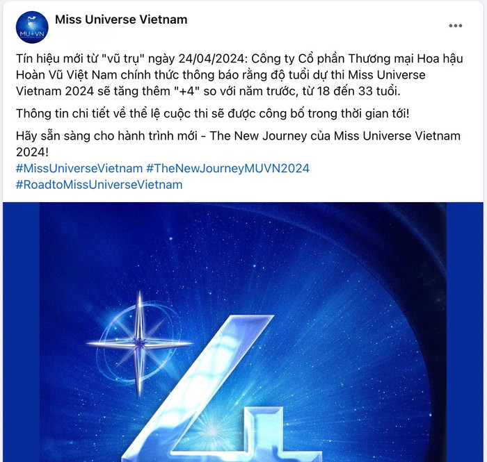 Miss Universe Vietnam đưa ra thông báo mới về việc tuyển chọn thí sinh. 