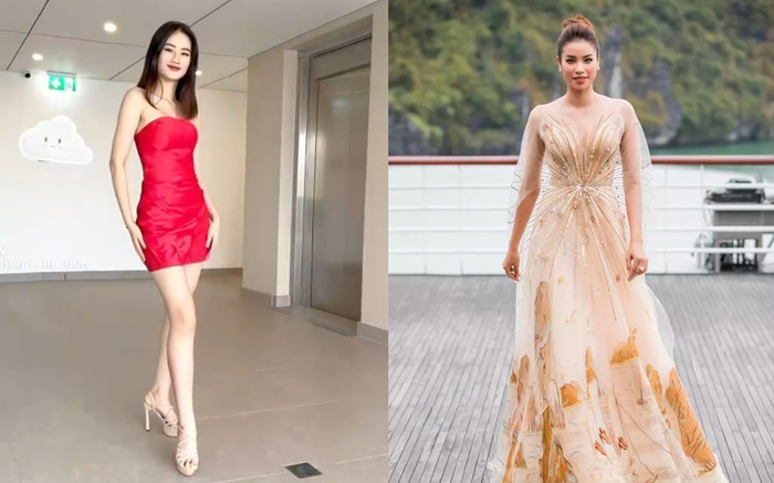 Hoa hậu Ý Nhi catwalk tại Úc, thần thái ra sao mà được khen giống Phạm Hương? Ảnh 2