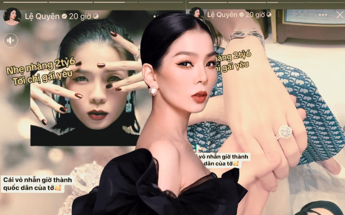 Lệ Quyên khoe nhẫn kim cương, hé lộ giá trị khủng gây sốc Ảnh 2