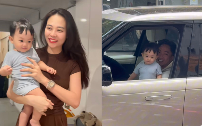 Quý tử nhà Cường Đô La còn nhỏ đã trở thành 'em bé bận bịu' Ảnh 2