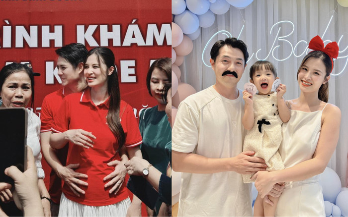 Đông Nhi vác bụng bầu vượt mặt đi làm, Ông Cao Thắng chăm sóc vợ cực khéo Ảnh 2