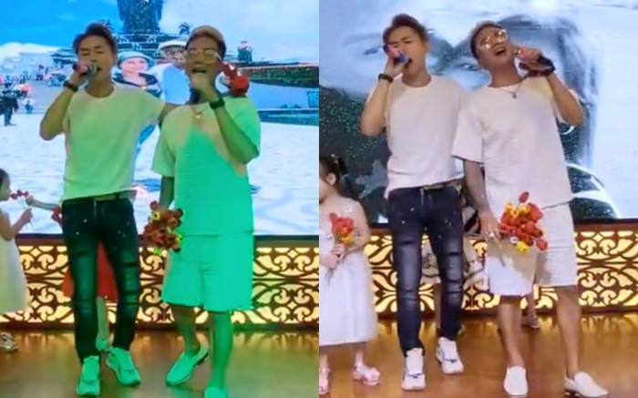 Hai nam ca sĩ 'huyền thoại' của showbiz Việt hội ngộ: Danh tính chẳng xa lạ! Ảnh 2