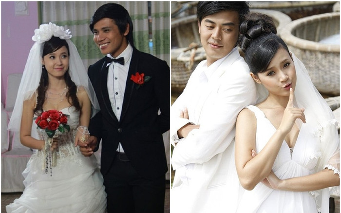 Trước khi thông báo chuyện kết hôn, Midu từng không ít lần mặc váy cưới Ảnh 2