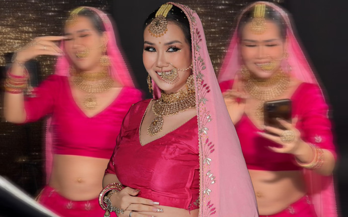 Võ Hạ Trâm khoe bụng bầu, hát nhạc Ấn Độ thu về hàng triệu lượt xem Ảnh 2