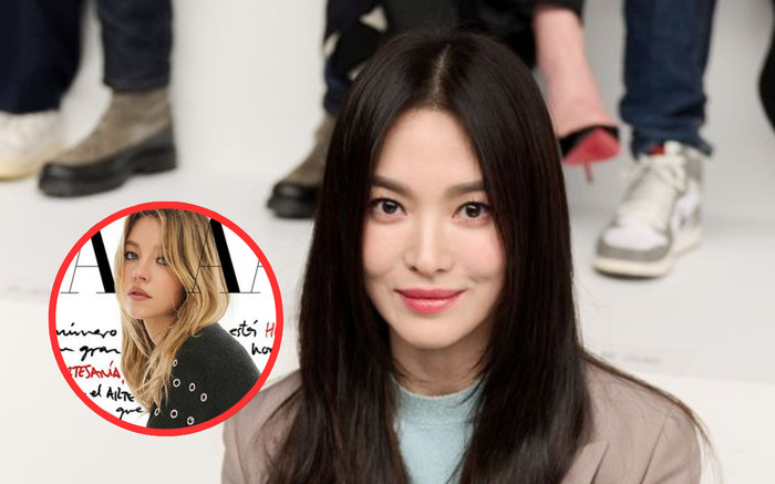 Song Hye Kyo lần đầu nhuộm tóc vàng, ăn mặc cực cháy khiến netizen trầm trồ Ảnh 2
