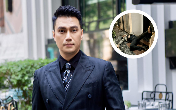 Việt Anh nằm sõng soài trên mặt đất, phải nhờ người kéo vào nhà Ảnh 2