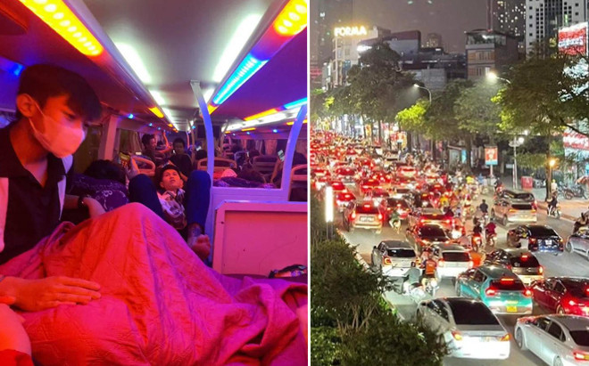 'Tránh ngày đi đêm' về nghỉ lễ 30/4 - 1/5, người dân vẫn không thoát cảnh tắc cứng Ảnh 2