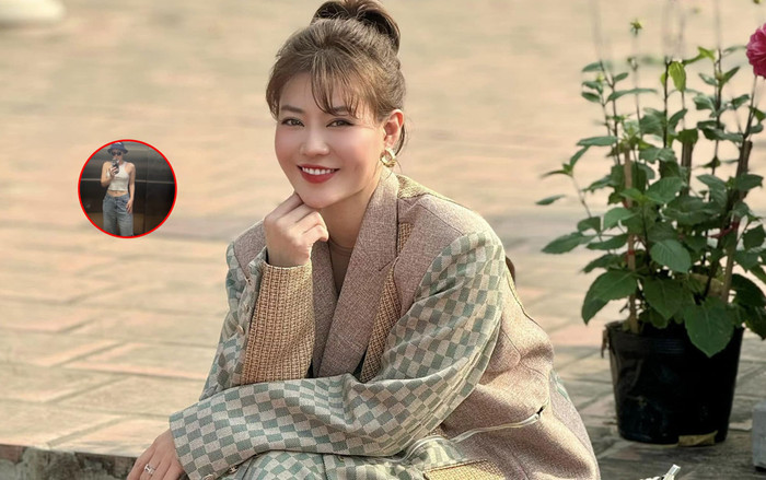 Thanh Hương khoe bụng 'bầu' Ảnh 2