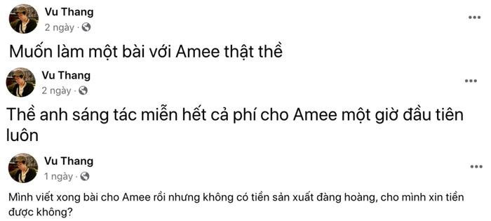 Thắng (Ngọt) gây náo loạn MXH với loạt bài đăng khó hiểu: Gọi tên AMEE, nhắc đến cả chất cấm Ảnh 2