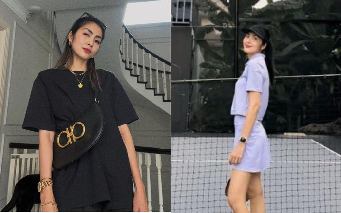 Tăng Thanh Hà 'đổi gió' phong cách thường ngày, 'hack tuổi' giống hệt gái đôi mươi Ảnh 2