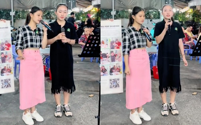Hai con nuôi của Phi Nhung hát ở quán ăn lề đường, khán giả phản ứng ra sao? Ảnh 2