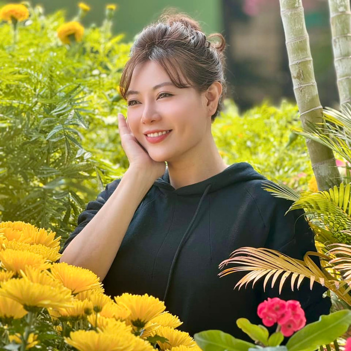 Thanh Hương vẫn rất chú trọng giữ gìn vóc dáng, nhan sắc ngày một thăng hạng.