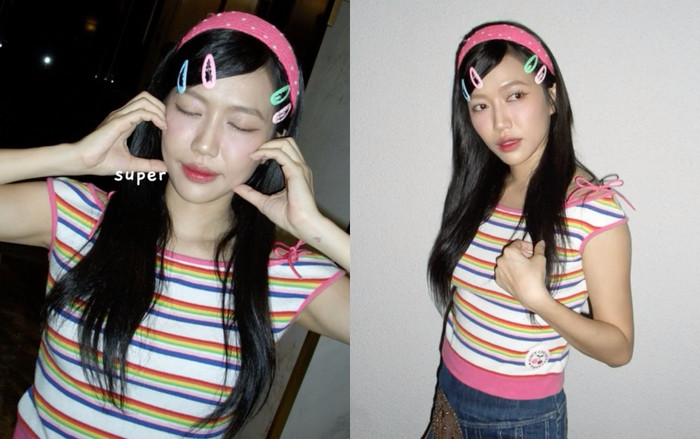 Diệu Nhi luôn biết cách làm cho màn “bắt trend” của mình trở nên đặc biệt. 