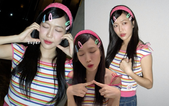 Diệu Nhi hóa bé dâu, bắt trend bản hit của 'em gái NewJeans' Ảnh 2