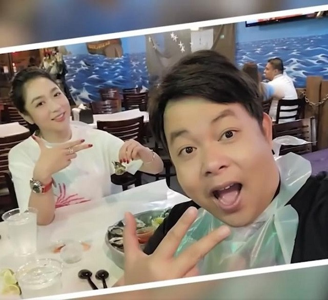 Quang Lê và Hà Thanh Xuân có buổi hẹn hò riêng, đi ăn hải sản cùng nhau