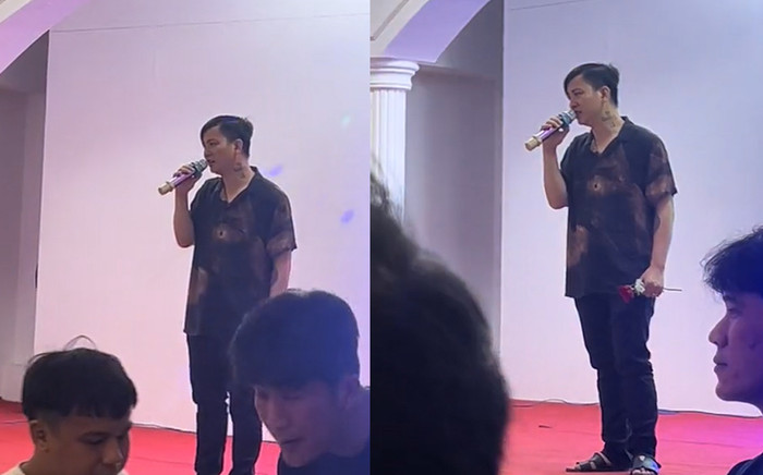 Xuất hiện clip Hoài Lâm đi hát đám tiệc ở nhà hàng, vẻ ngoài giản dị đến khó tin Ảnh 2