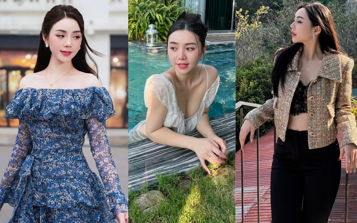 Gu thời trang một màu nhưng giúp Quỳnh Kool sáng bừng nhan sắc tựa hoa hậu Ảnh 2