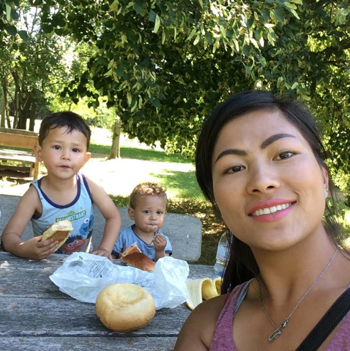 Sau cuộc hôn nhân đầu tiên, Mai đã có 2 đứa con rất đáng yêu