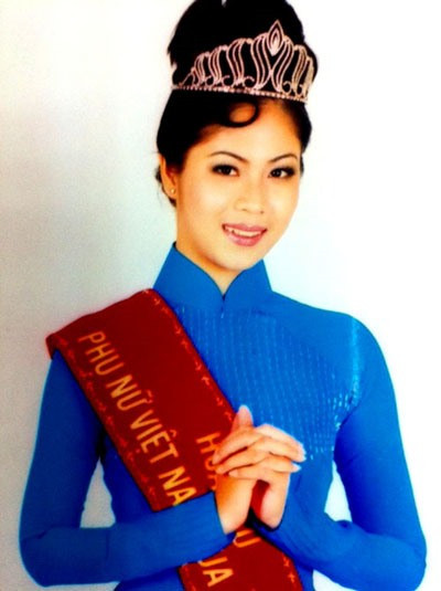 Thụy Quân chiến thắng Hoa hậu Phụ nữ Việt Nam qua ảnh 2003 nhưng cô lại 'mất tăm' khỏi showbiz không lâu sau khi đăng quang.