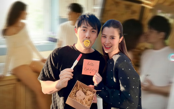 Đông Nhi khoe bụng bầu to, 'khóa môi' Ông Cao Thắng cực ngọt ngào Ảnh 2