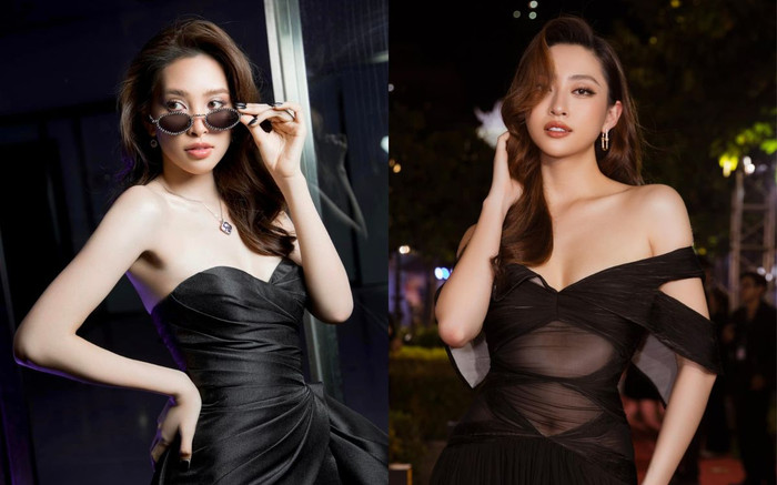 Lương Thùy Linh 'đụng hàng' món phụ kiện này của Tiểu Vy trên thảm đỏ Ảnh 2