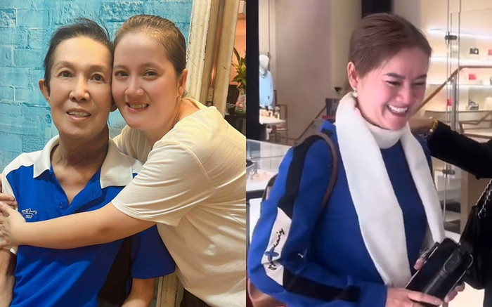 Hồng Loan mang theo món đồ đặc biệt của cố NS Vũ Linh khi qua Úc diễn, bật khóc nức nở Ảnh 2