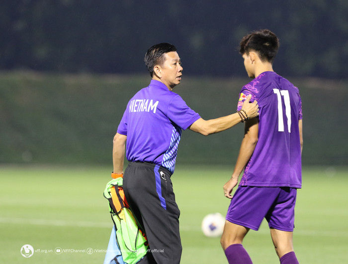 U23 Việt Nam đã tập ở Qatar. Ảnh: VFF