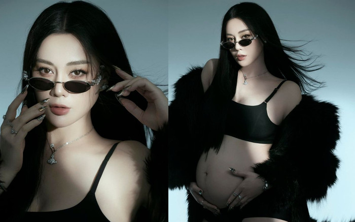 Nhan sắc xinh đẹp của Phương Oanh trước ngày lâm bồn Ảnh 2