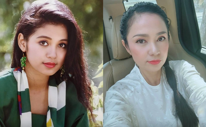Việt Trinh ngày ấy và bây giờ.