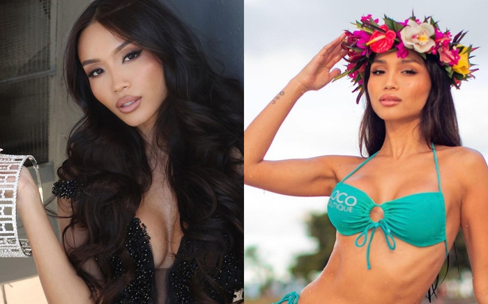 Nhan sắc xinh đẹp của cô gái gốc Việt đầu tiên đạt danh hiệu Hoa hậu Mỹ. Ảnh 2