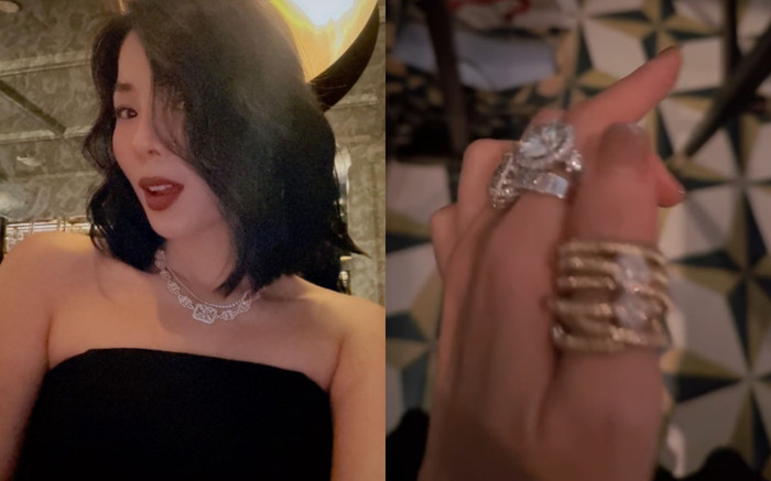 Lệ Quyên và style phú bà, khoe kim cương siêu khủng Ảnh 2