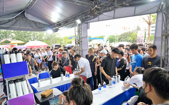 Sôi động ngày hội dành cho sinh viên Ký túc xá Đại học Quốc gia TP HCM Ảnh 2