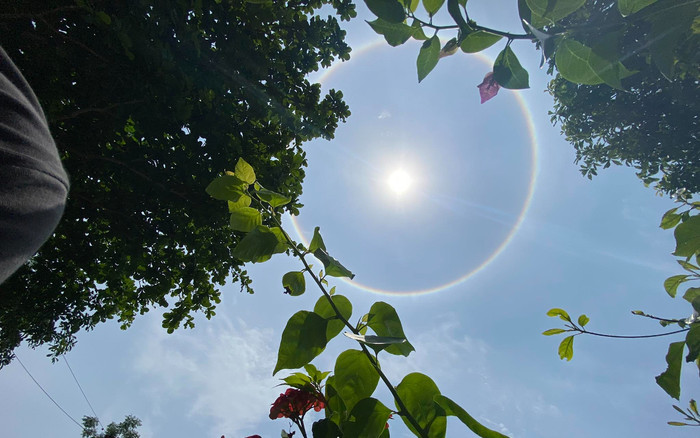 Hiện tượng mặt trời lạ xuất hiện tại Hà Tĩnh Ảnh 2