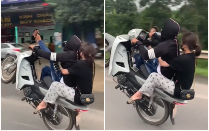 Bốc đầu xe, lấy le bạn gái rồi đăng clip khoe MXH, 8 thanh niên nhận cái kết đắng Ảnh 2