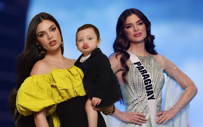 Á hậu 1 Hoa hậu Hoàn vũ 2021 khoe quý tử kháu khỉnh Ảnh 2