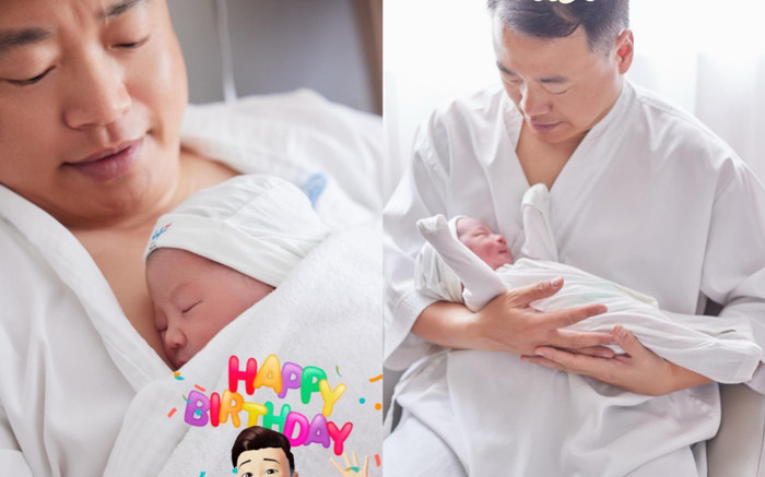 Động thái đầu tiên của Shark Bình khi đón cặp song sinh chào đời Ảnh 2