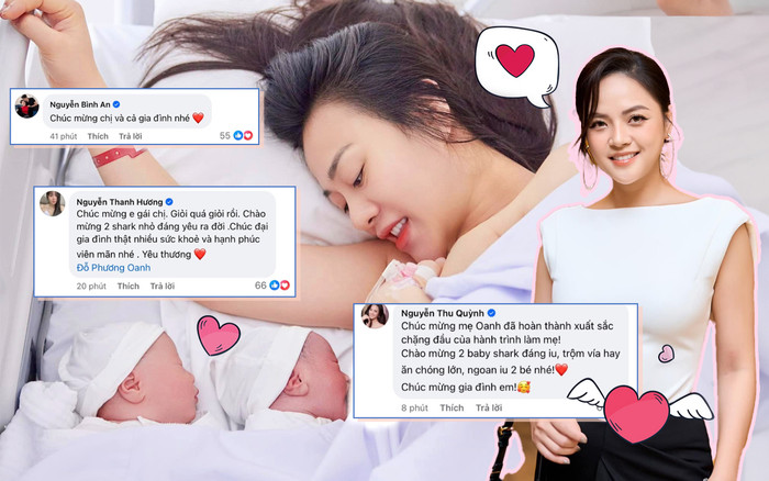 Dàn sao nô nức chúc mừng Phương Oanh sinh đôi, Thu Quỳnh nói câu gây chú ý Ảnh 2