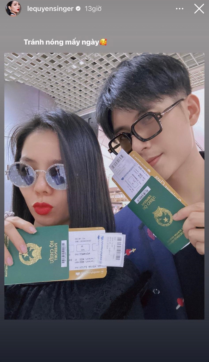 Lệ Quyên và Lâm Bảo Châu check in khi du lịch Hàn Quốc.