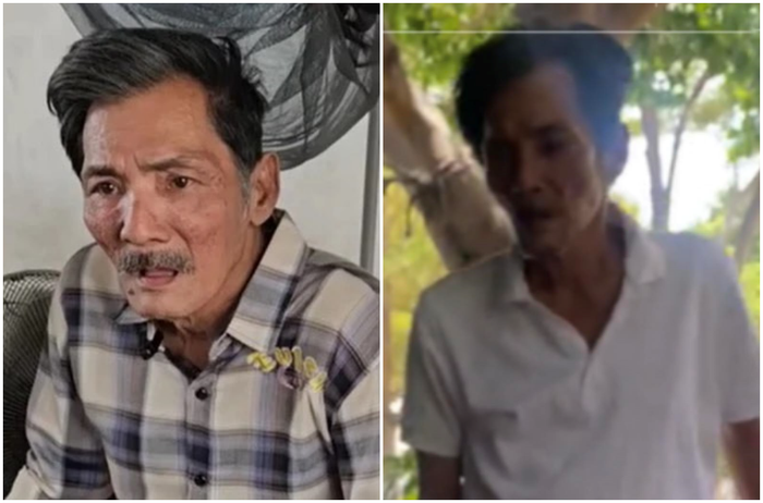 So sánh hai hình ảnh, ta có thể thấy gương mặt Thương Tín hốc hác, tiều tuỵ hơn rất nhiều.