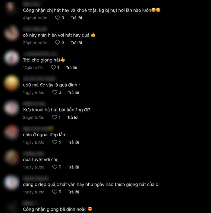 Khán giả không tiếc lời khen ngợi Cát Tuyền.&nbsp;