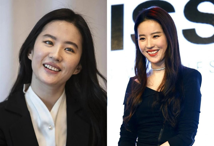 'Thần tiên tỷ tỷ' Lưu Diệc Phi cũng không tránh khỏi những khuyết điểm như mặt bầu bĩnh, nọng cằm, nhiều nếp nhăn khi không qua bộ lọc.