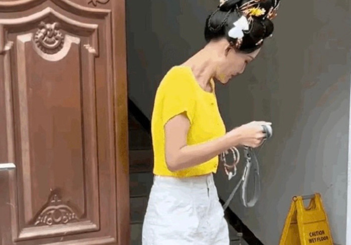 Diện mạo khác lạ của Trần Kiều Ân khiến dân tình ngỡ ngàng.