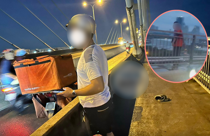 Cuộc sống bế tắc, anh quyết định nhảy cầu tự tử.