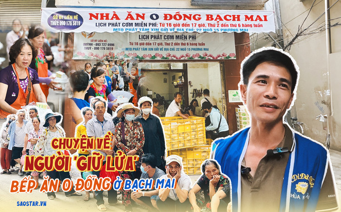 Chuyện về người 'giữ lửa' bếp ăn 0 đồng Bạch Mai - nơi bán suất cơm trả phí bằng nụ cười Ảnh 2
