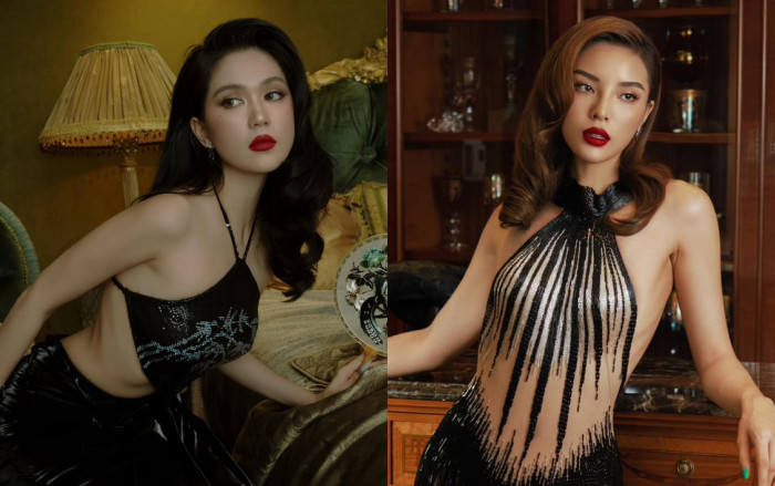 Ngọc Trinh, Kỳ Duyên khoe lưng trần quyến rũ Ảnh 2