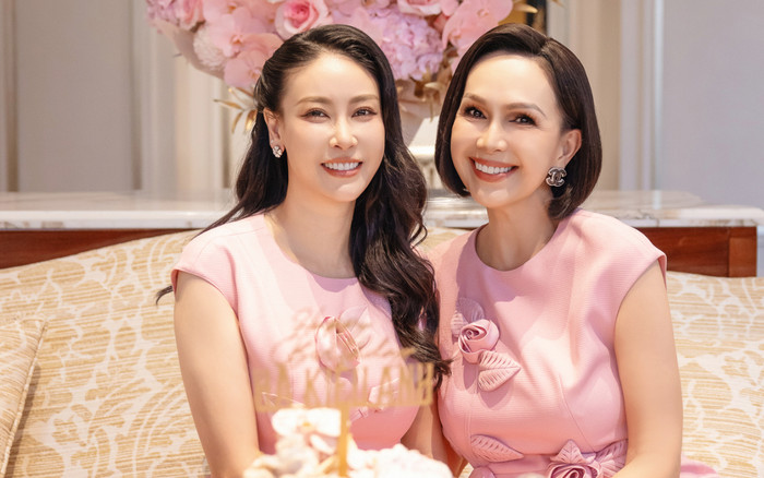 Hoa hậu Việt '4 con' đọ đồ hiệu với tình cũ Thương Tín Ảnh 2