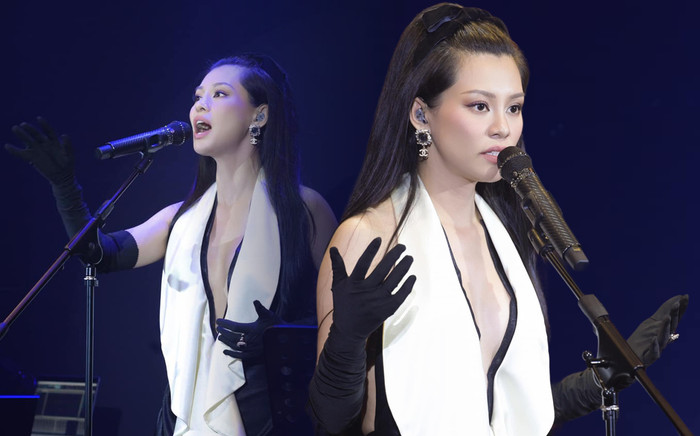 Bùi Lan Hương gây bất ngờ với ca khúc phải... mở miệng khi hát Ảnh 2